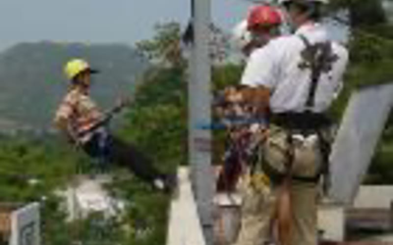 Design and Installation of HKFYG Outdoor Training Camp Abseiling Frame
