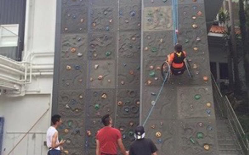 Design and Installation of Hong Kong PHAB Camp Artificial Climbing Wall